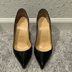 Hot Chick 100 Patent Red Sole High-Heel Pumps